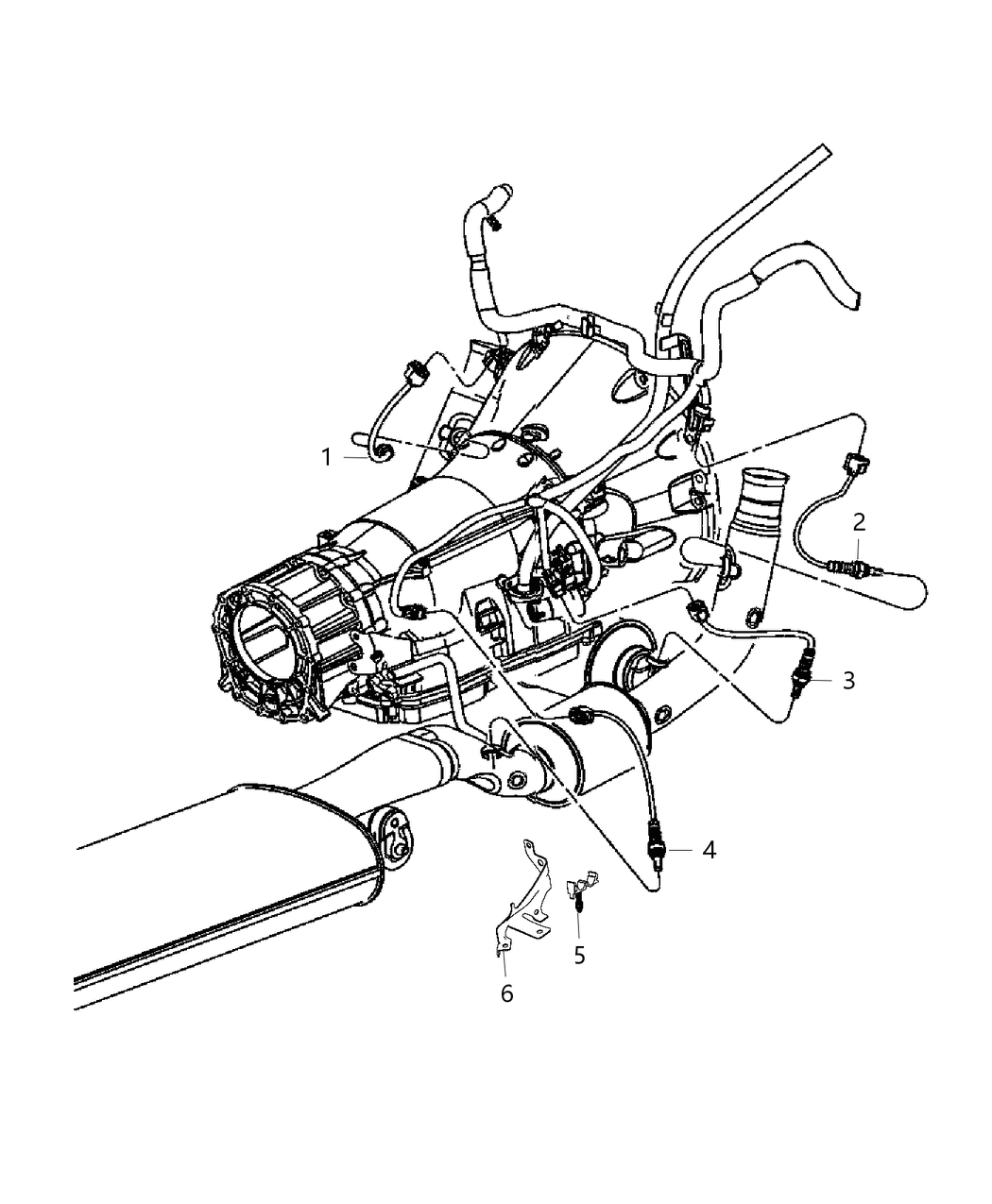 Mopar 68274122AA Bracket-Oxygen Sensor