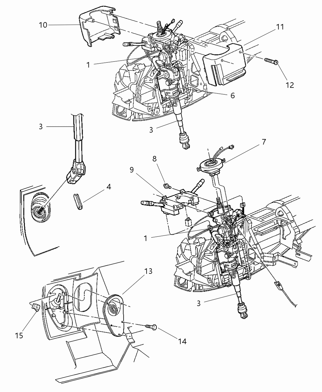 Mopar QH24VK9AB SHROUD-Steering Column