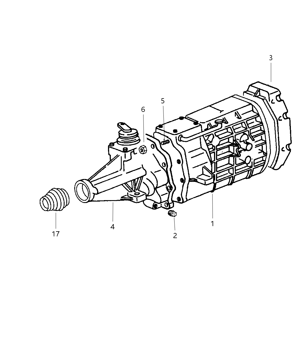 Mopar 4886337AA Housing-Transmission Rear