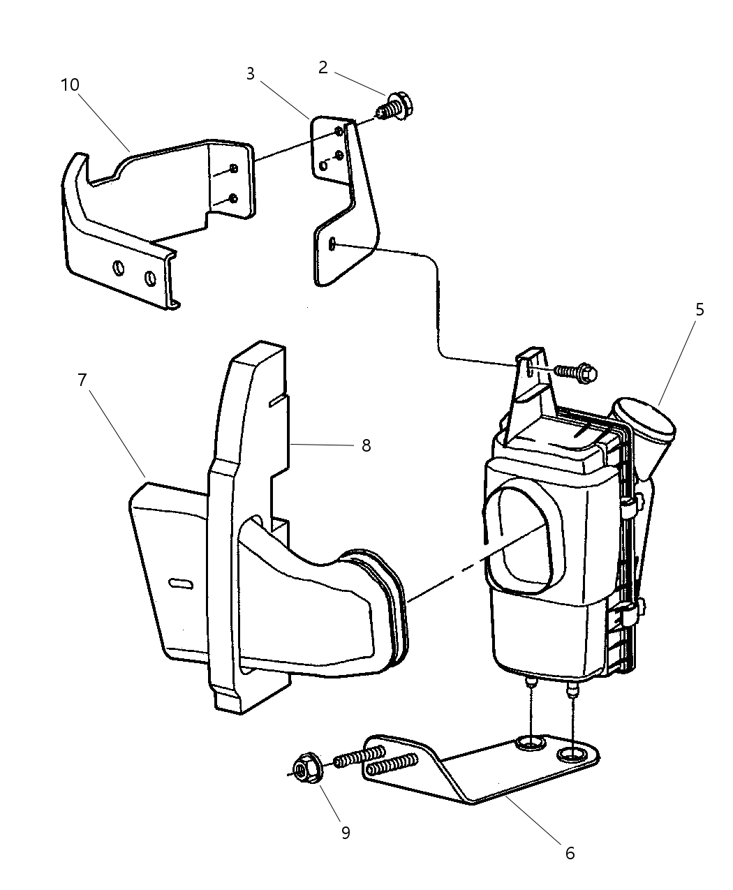 Mopar 4815894 Bracket-Air Cleaner