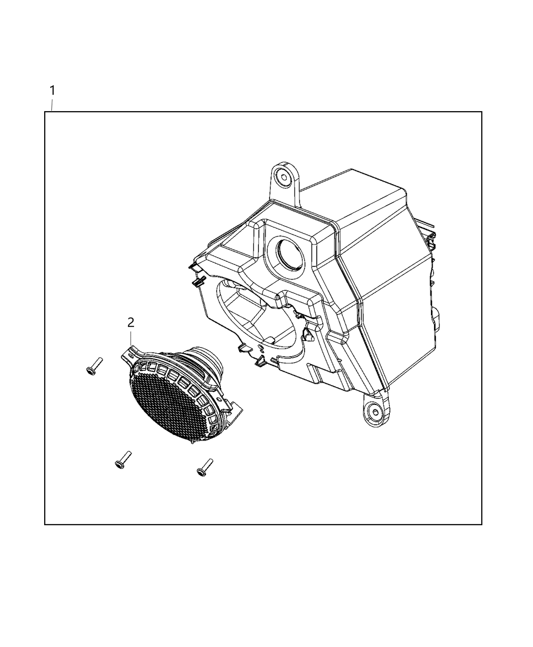 Mopar 68302007AC Speaker-Front