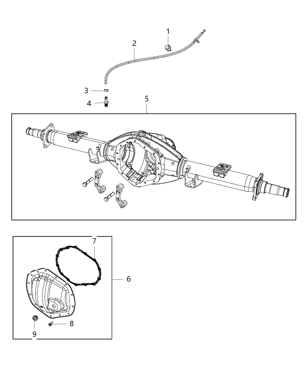 Mopar 68238530AA Housing-Rear Axle