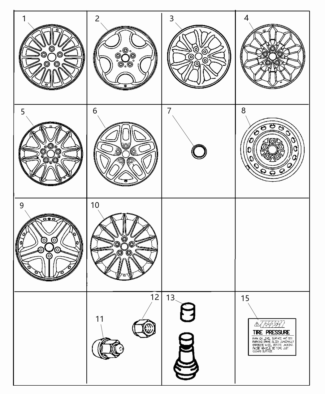 Mopar 4782427AA Wheel Center Cap