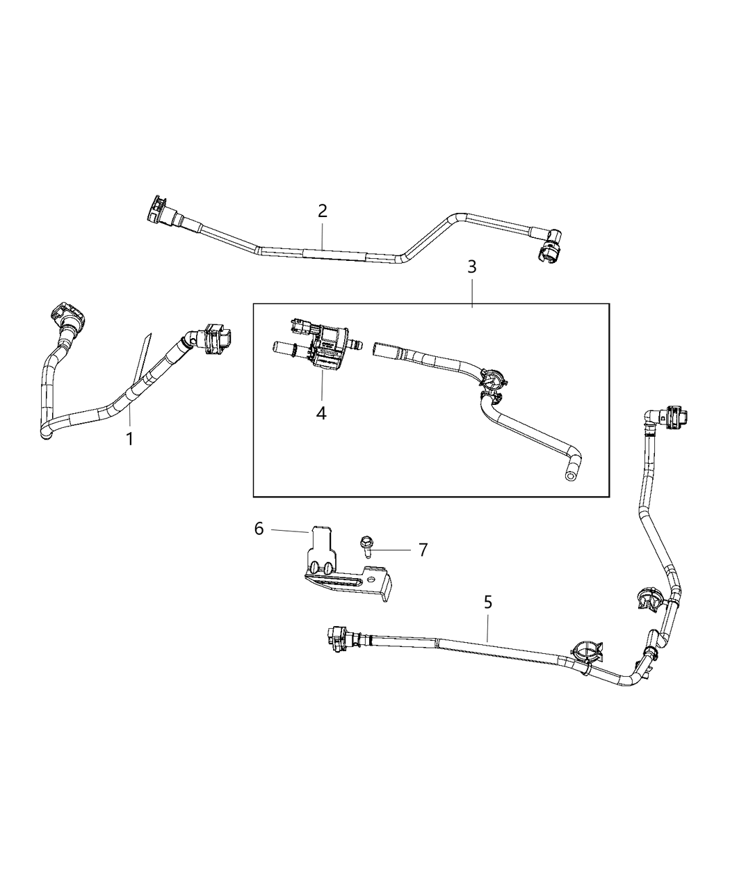 Mopar 68213832AA Harness-Vapor PURGE