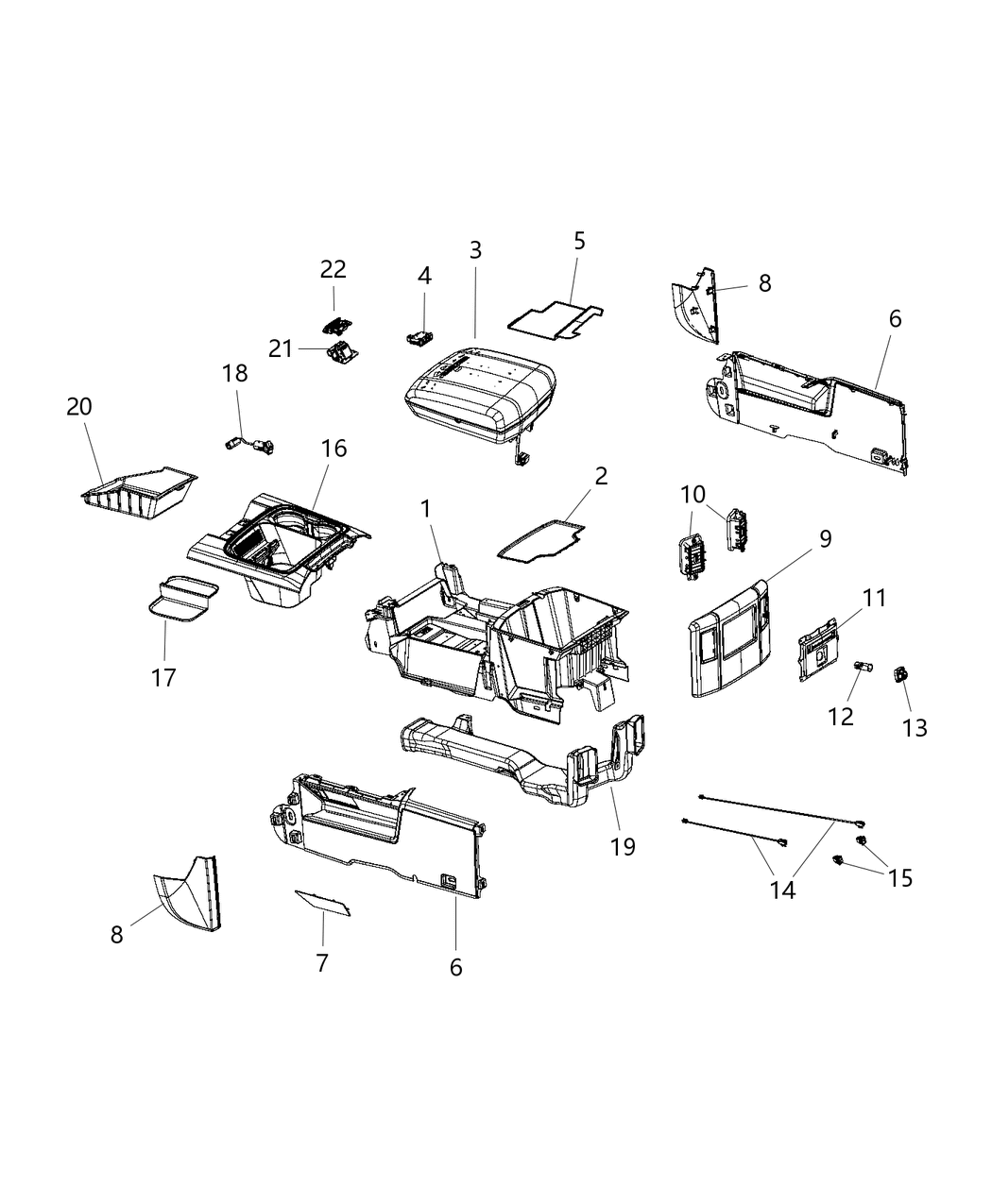 Mopar 68214340AC Retaining