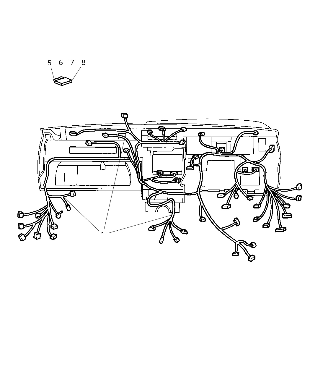 Mopar 56042148AG Interior Main Fuse Relay Box