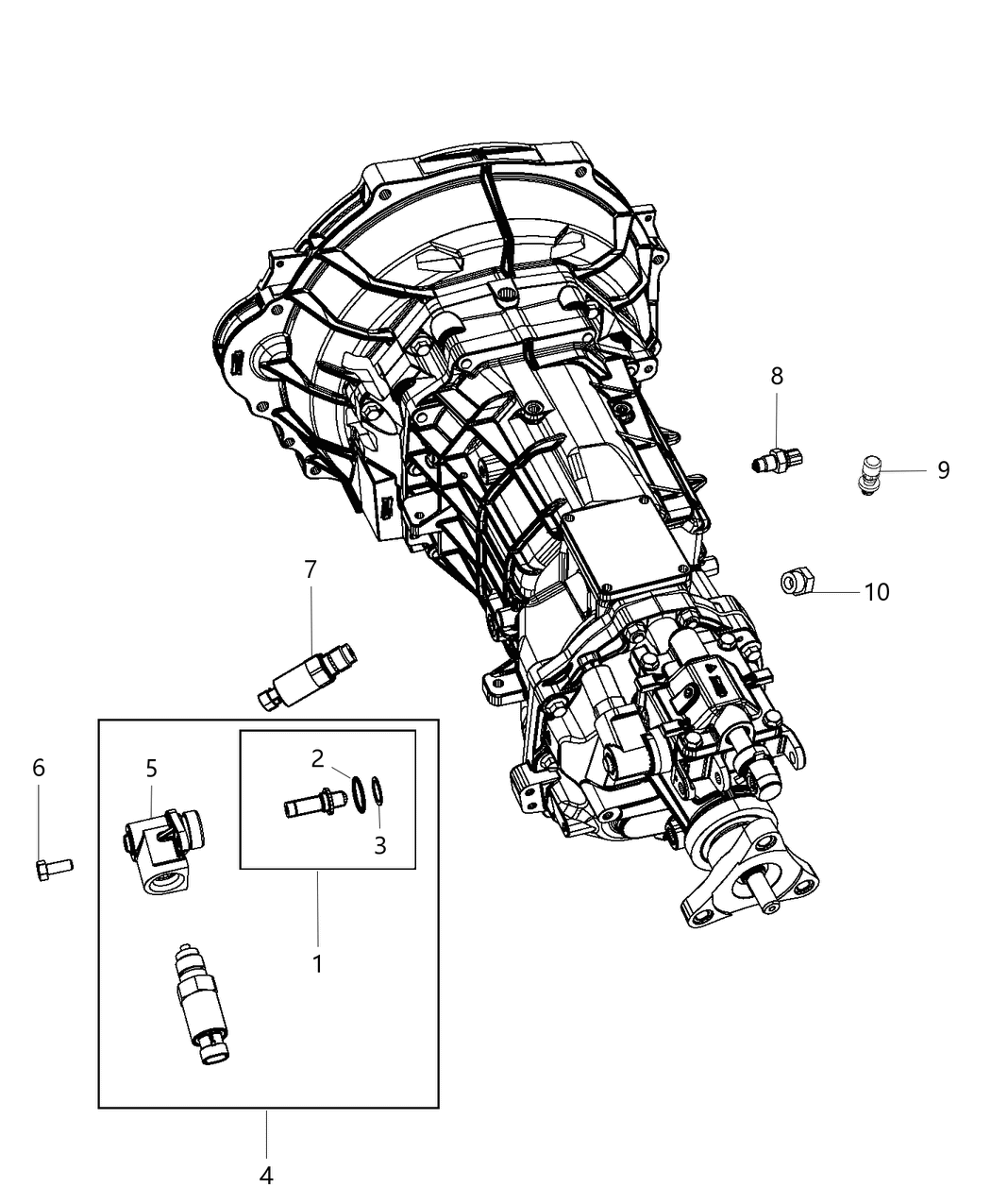 Mopar 68432229AA SOLENOID-Reverse LOCKOUT