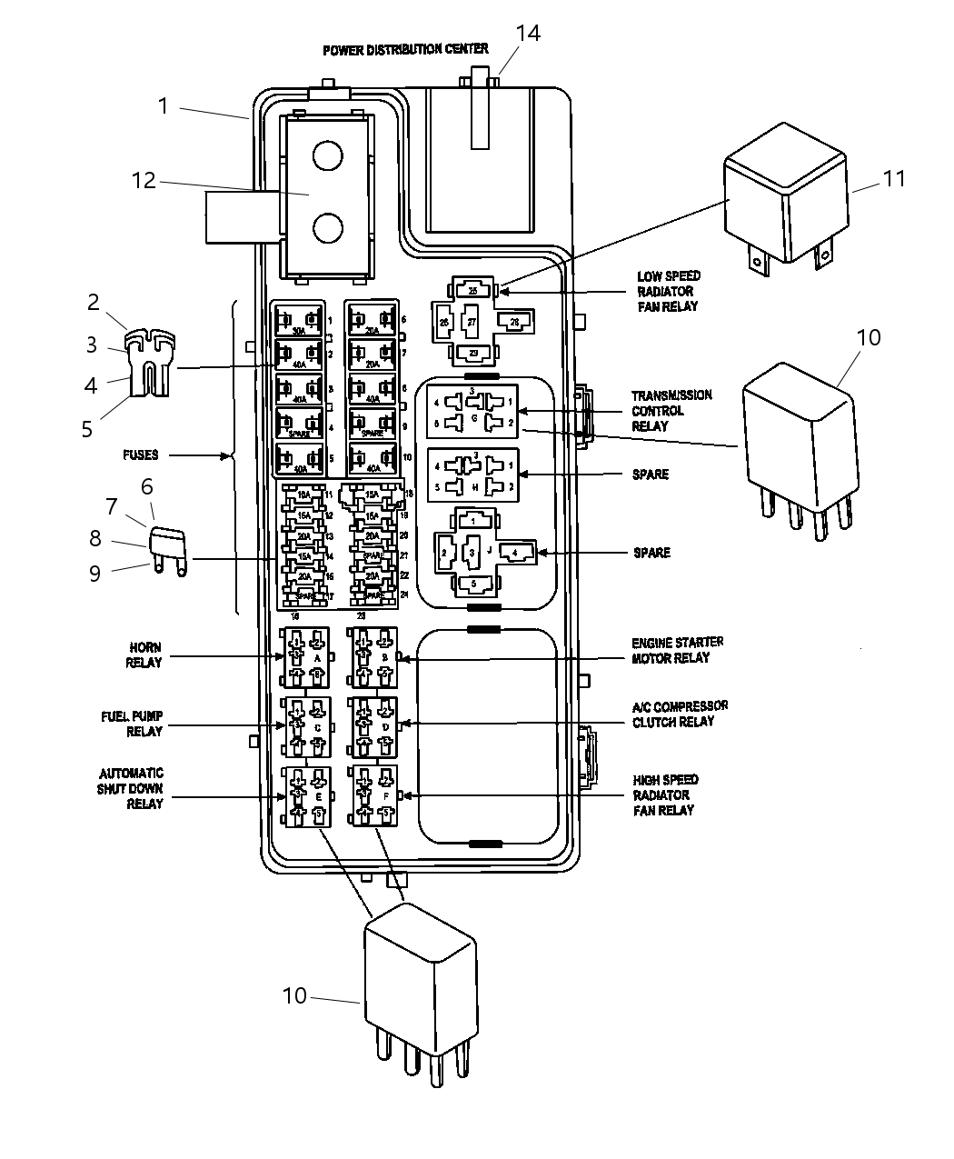 Mopar 5102037AA Fuse