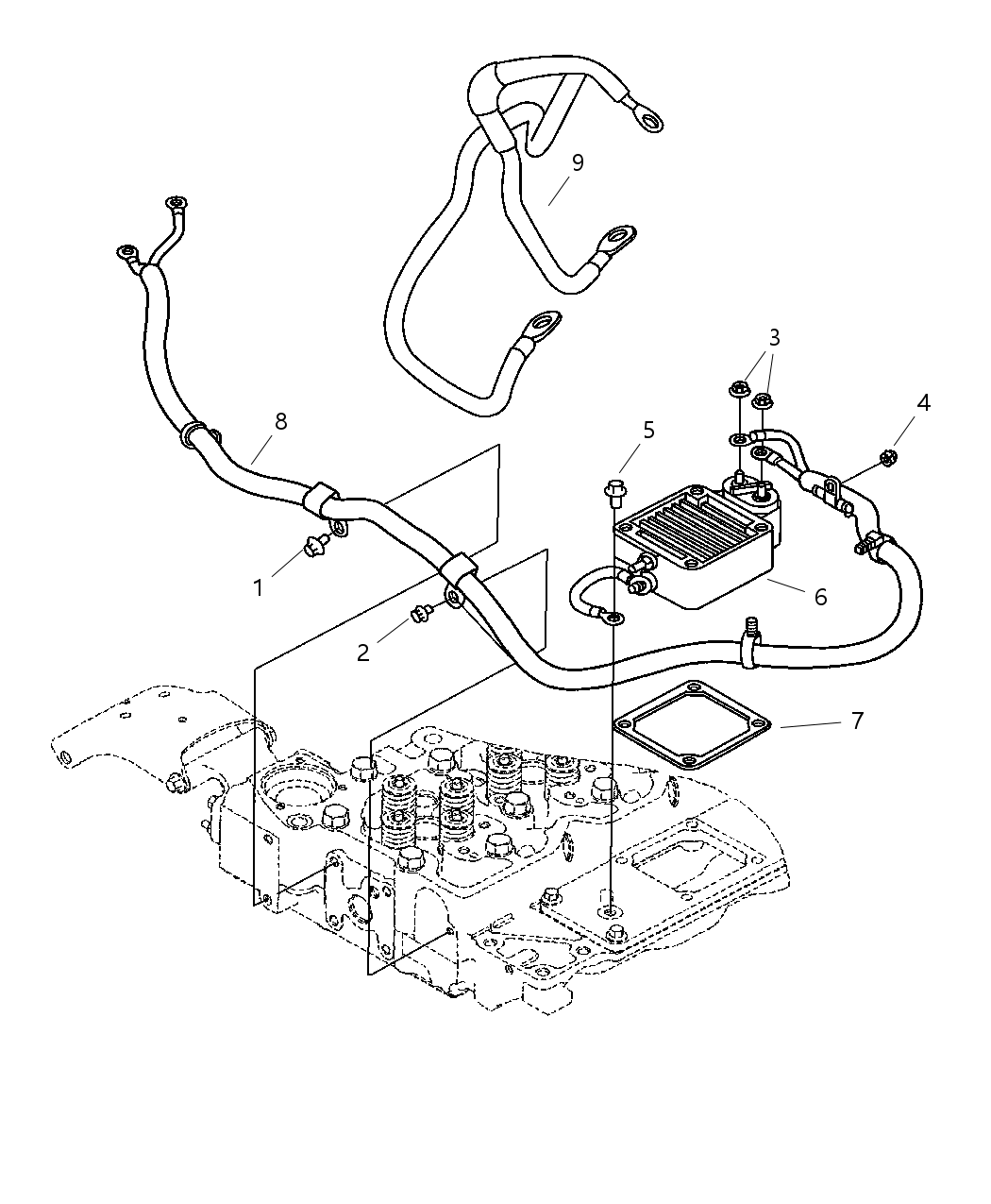 Mopar 5135782AA Wiring-Air Intake Heater