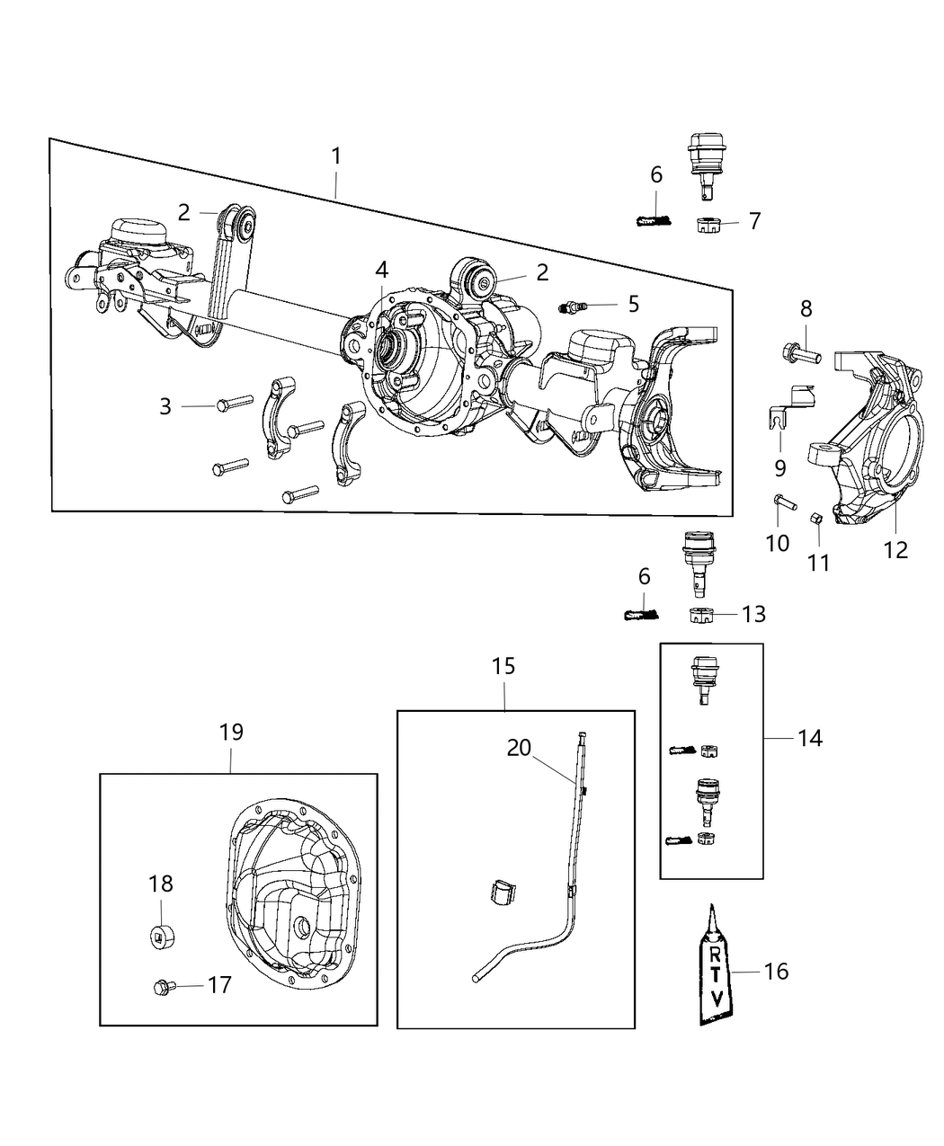 Mopar 52132049AD Vent-Axle Vent