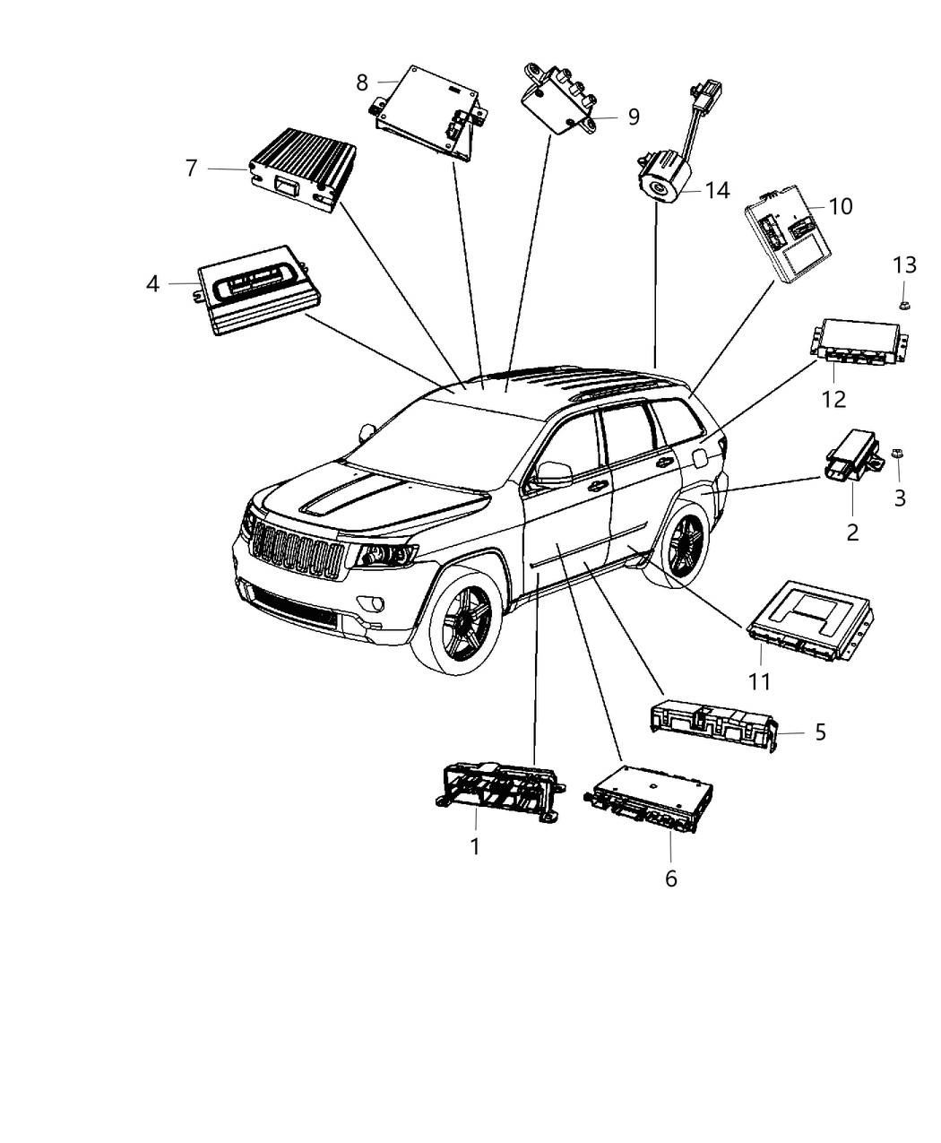 Mopar RL854747AC Module-Transfer Case Control