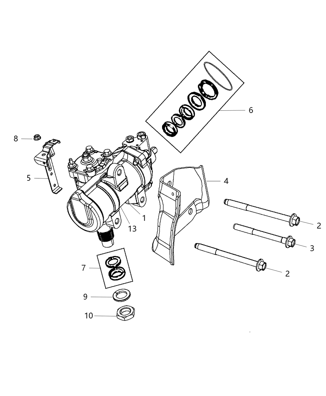 Mopar 68053782AA Kit-Bearing And Seal