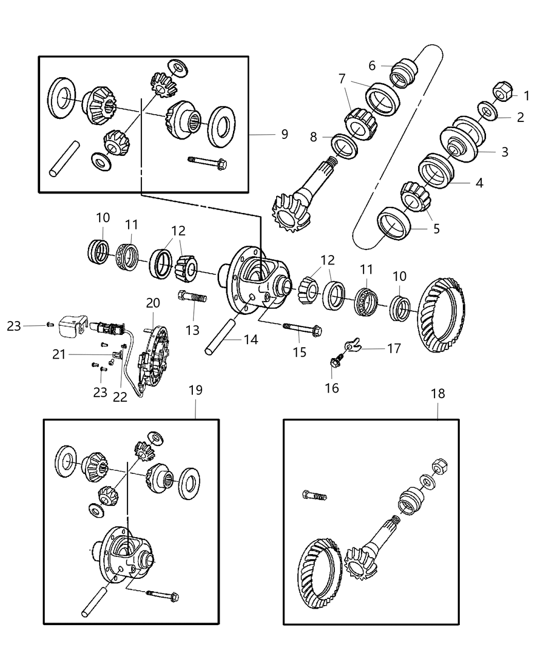 Mopar 68449604AA Differential Side