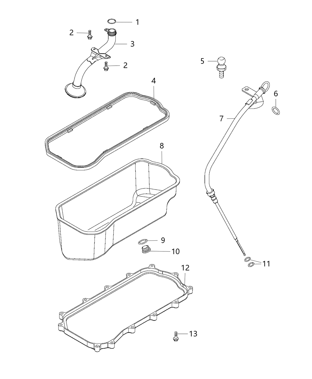 Mopar 68101929AA Tube-Oil Pickup