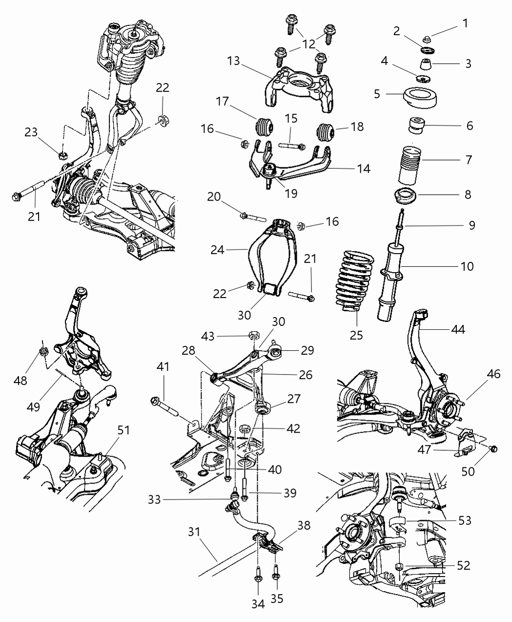 Mopar 4879341AB Bar-Front SWAY