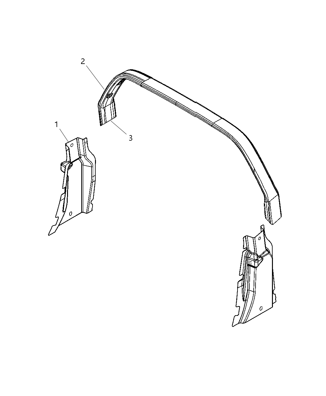 5067457AA Mopar Sport Bar