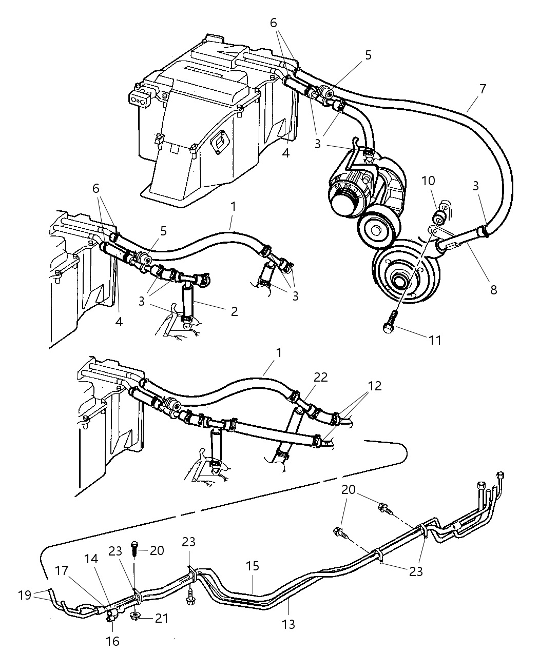 Mopar 55035876 SPACER-Heater Return Tube