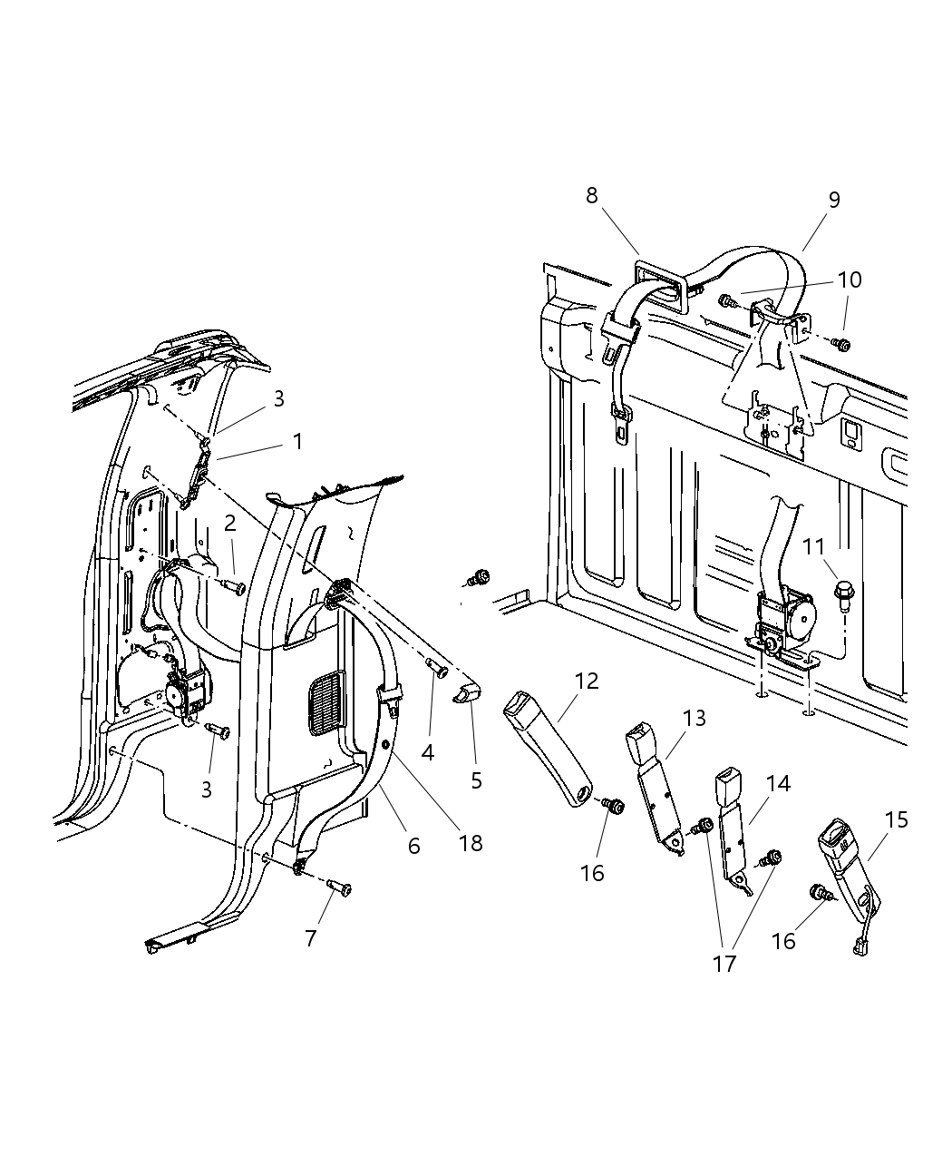 Mopar 5KM691L8AA Beltassy-Frontouter