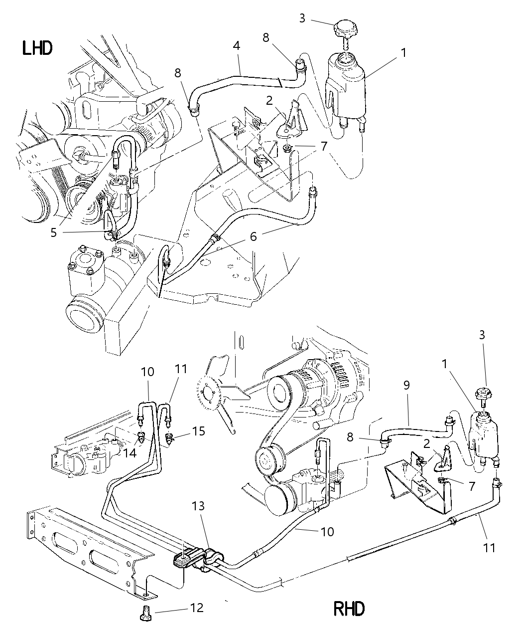 Mopar 52088184 Hose Power Steering Return