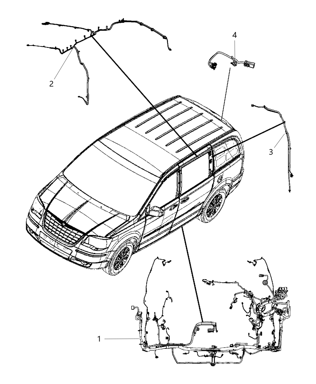 Mopar 68067798AC WIRNG-Body