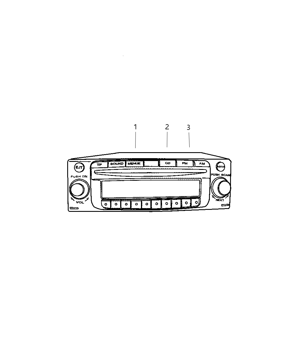 Mopar 5161506AA Radio-AM/FM With Cd