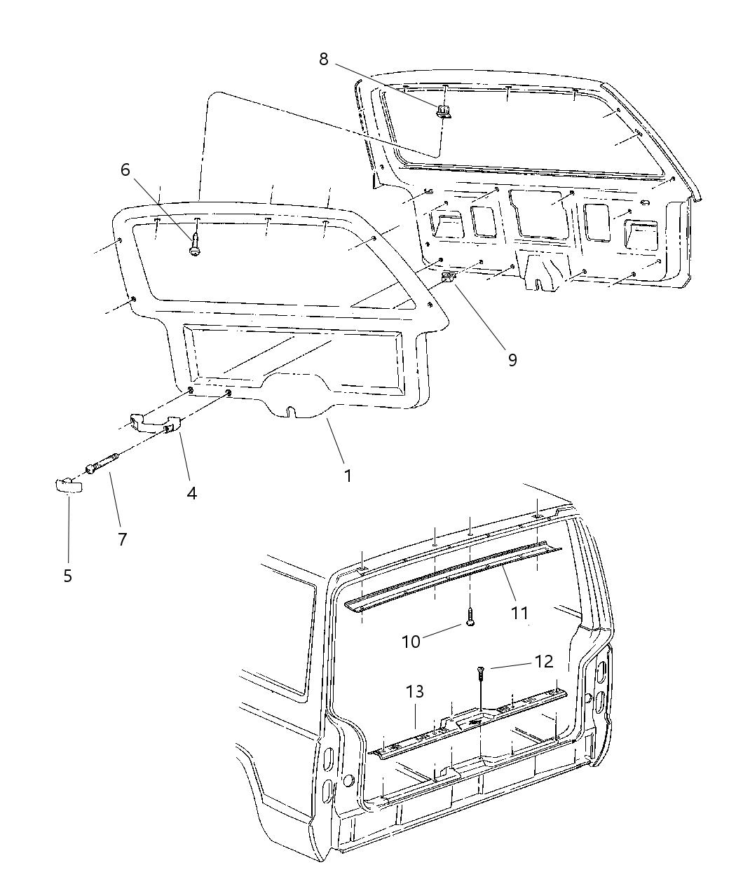 Mopar 5EG09LAZAB Molding-Interior