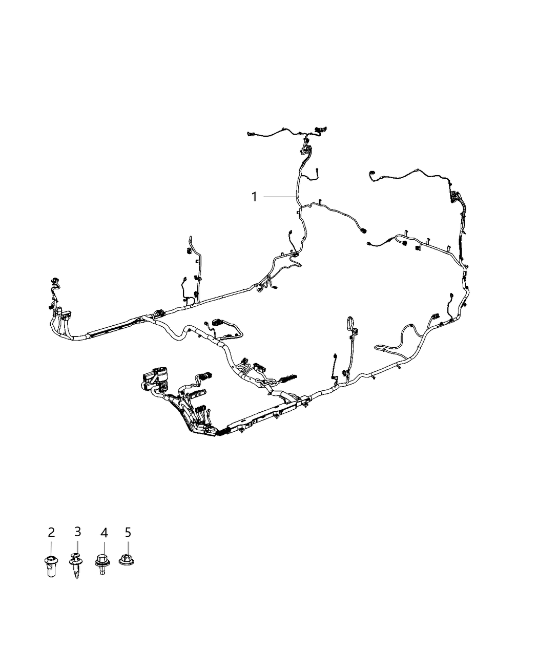 Mopar 68457789AA WIRING-BODY