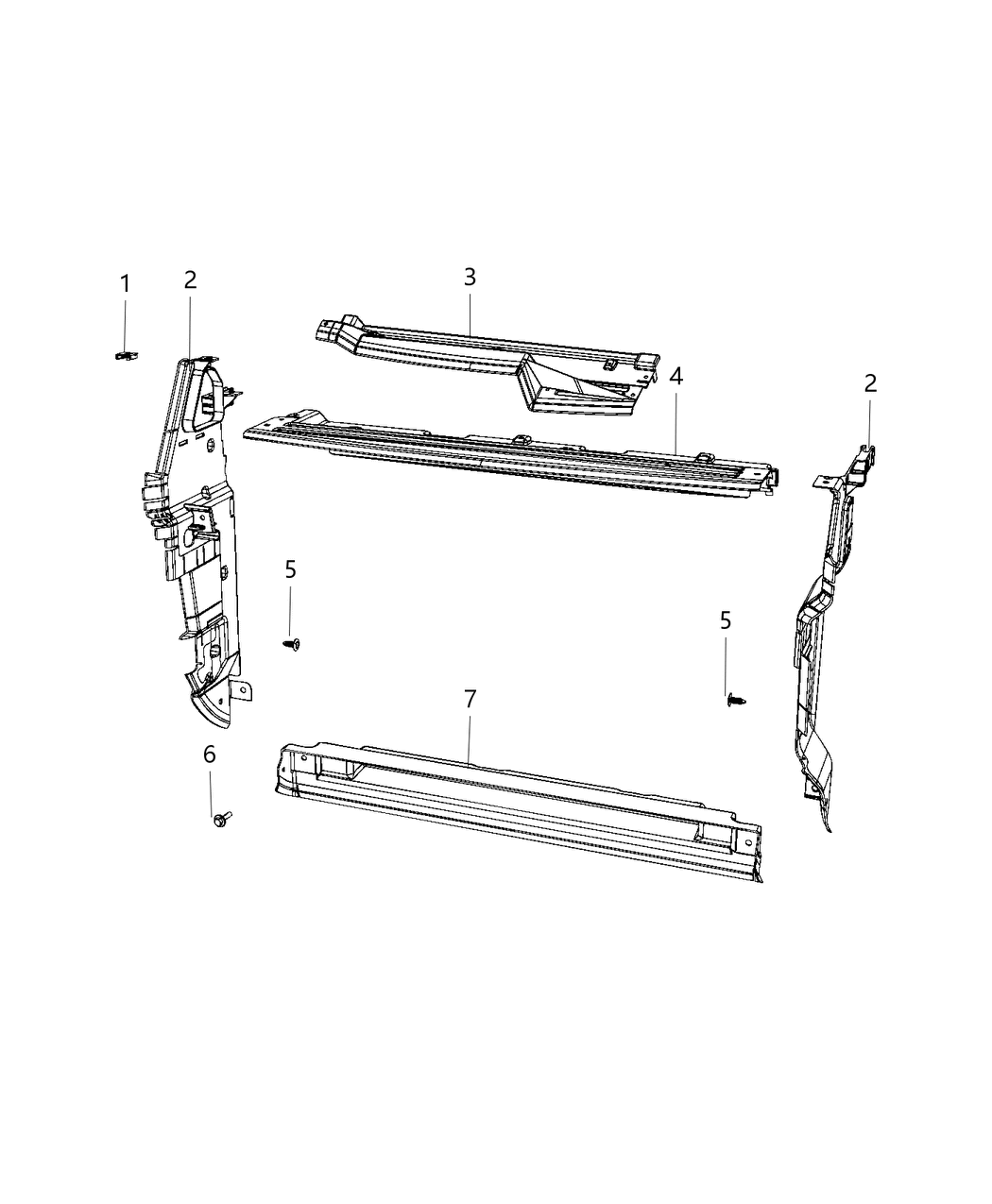 Mopar 68244641AA BAFFLE-Air Inlet