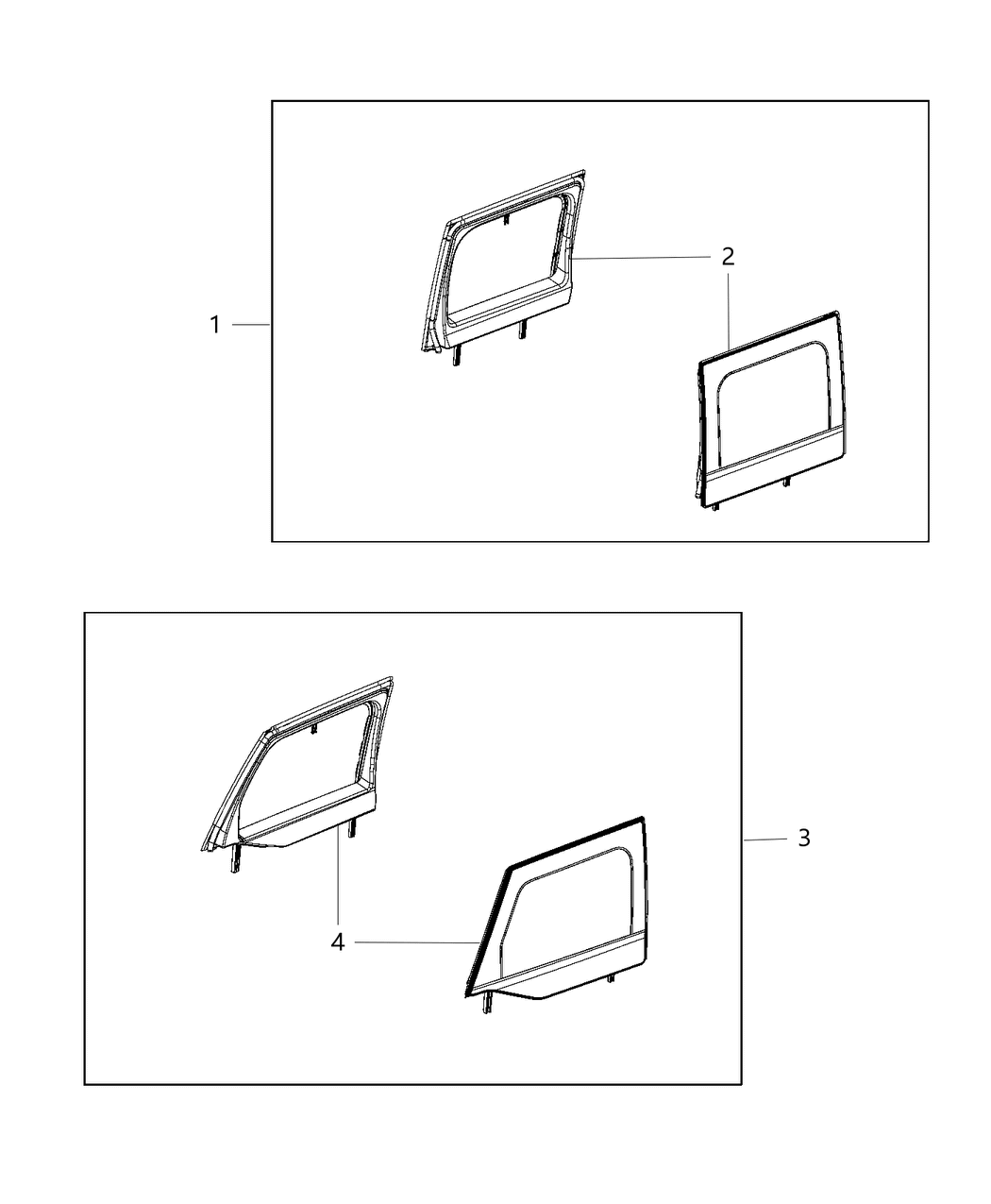 Mopar 82212134 Window-Soft Top