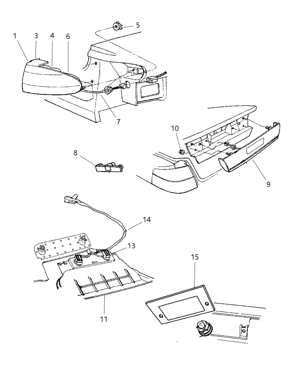 Mopar 4805972AB Lamp-Back-Up And Turn Signal