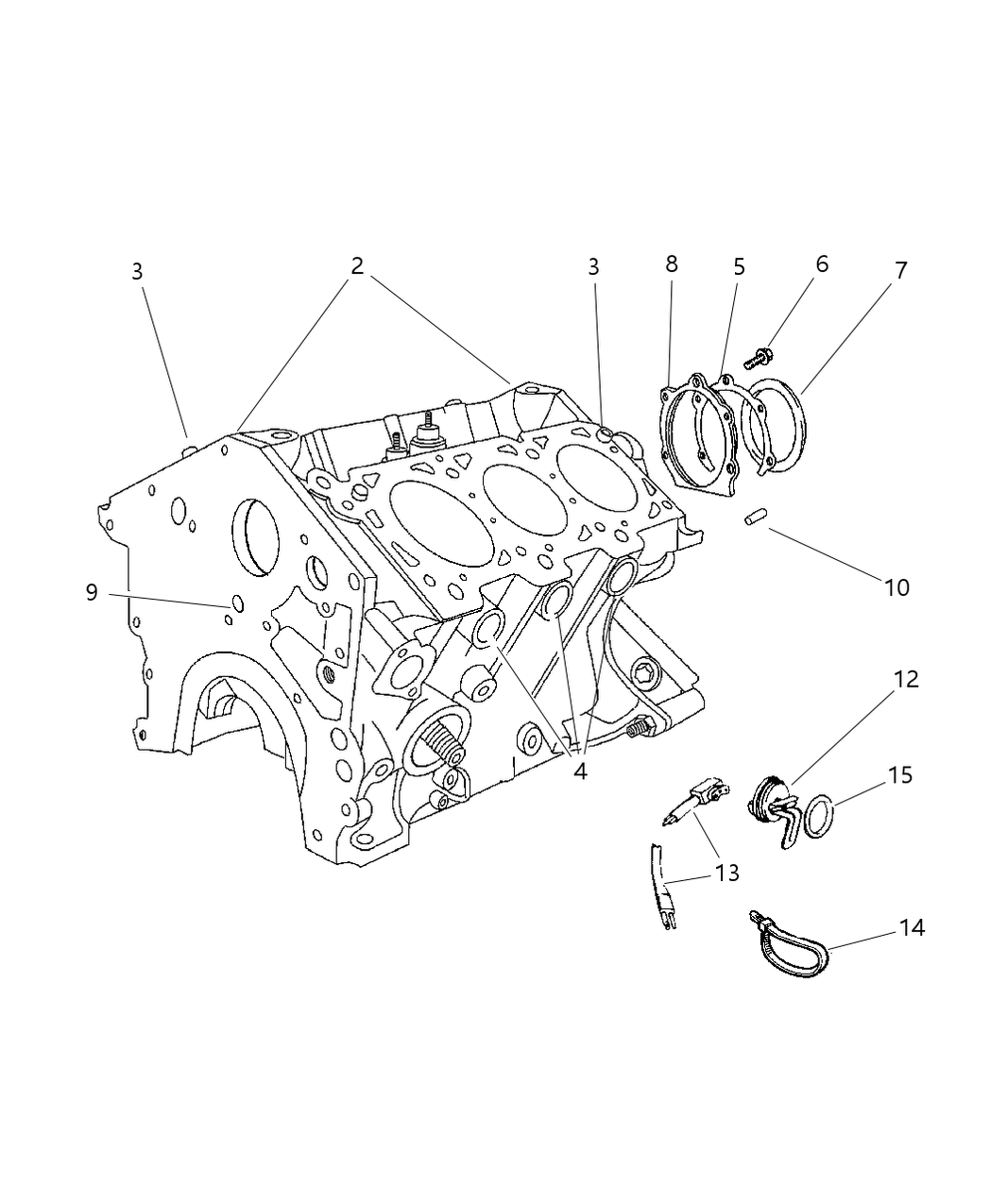 Mopar R1635434 L/BLOCK-Long