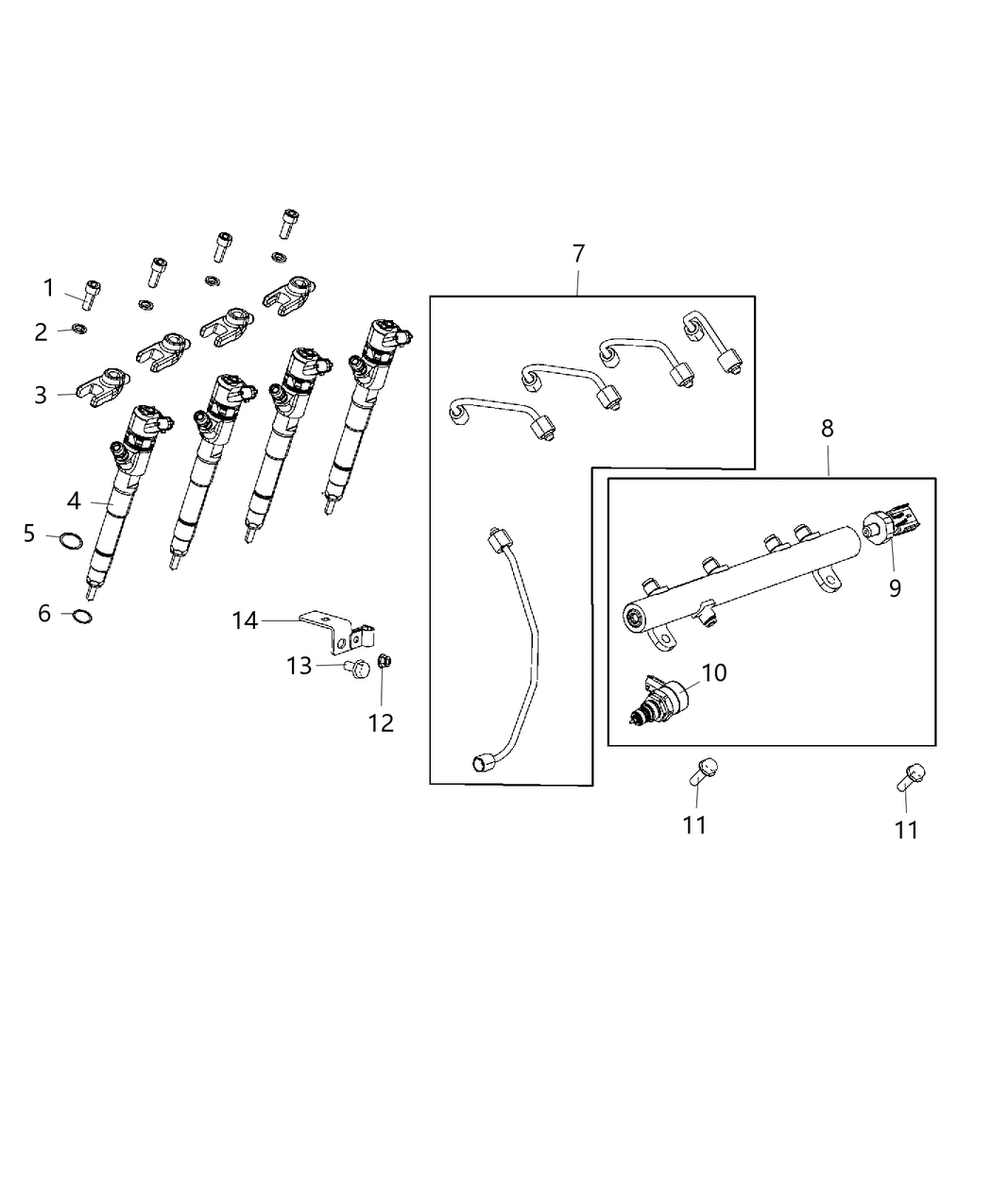 Mopar 68132570AA Bolt-HEXAGON FLANGE Head