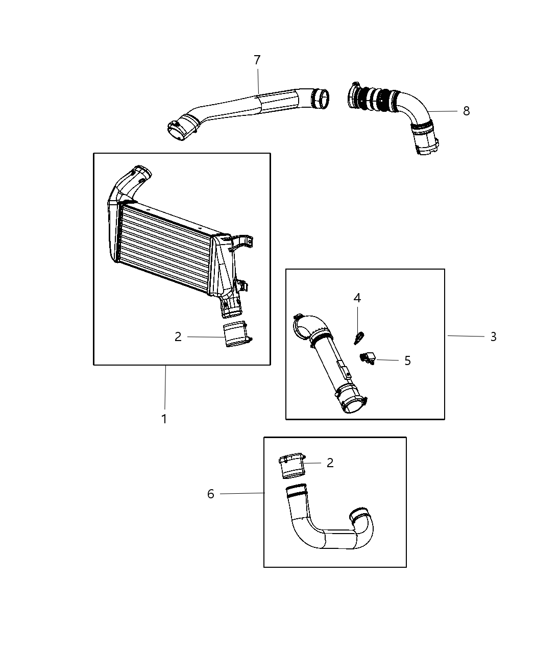 Mopar 5037920AD Hose-INTERCOOLER Inlet