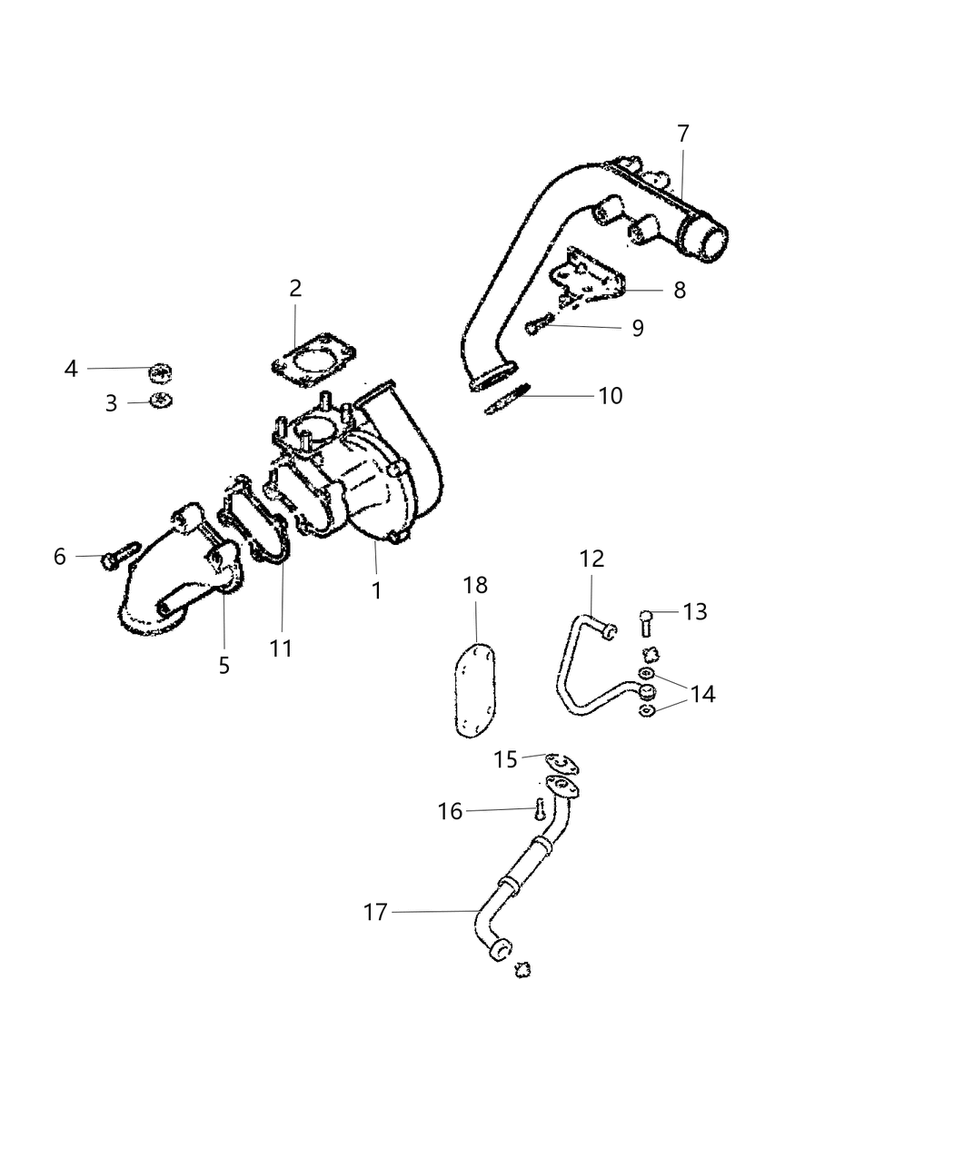 Mopar 68094326AA Washer-Banjo