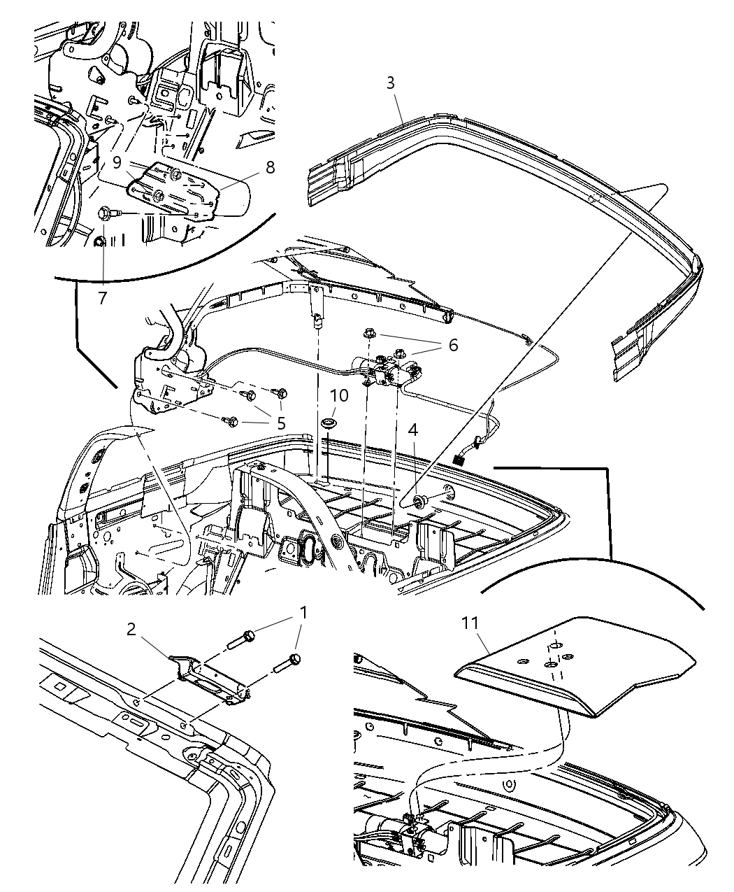 Mopar 5067522AA Bracket-Reinforcement To Seat STRUC