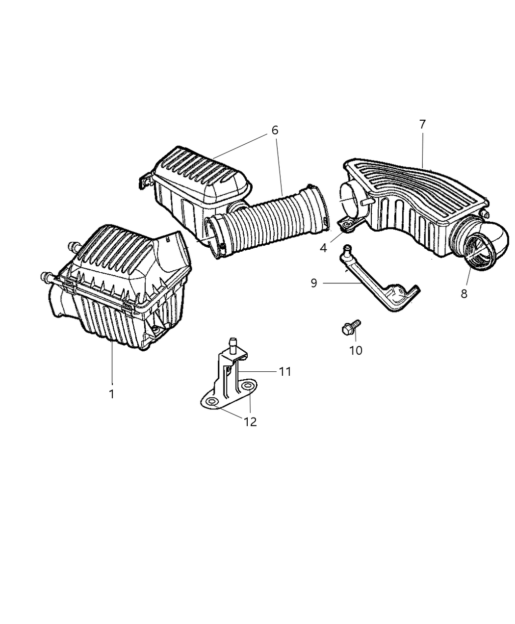 Mopar 4897633AA Gasket-Air Inlet