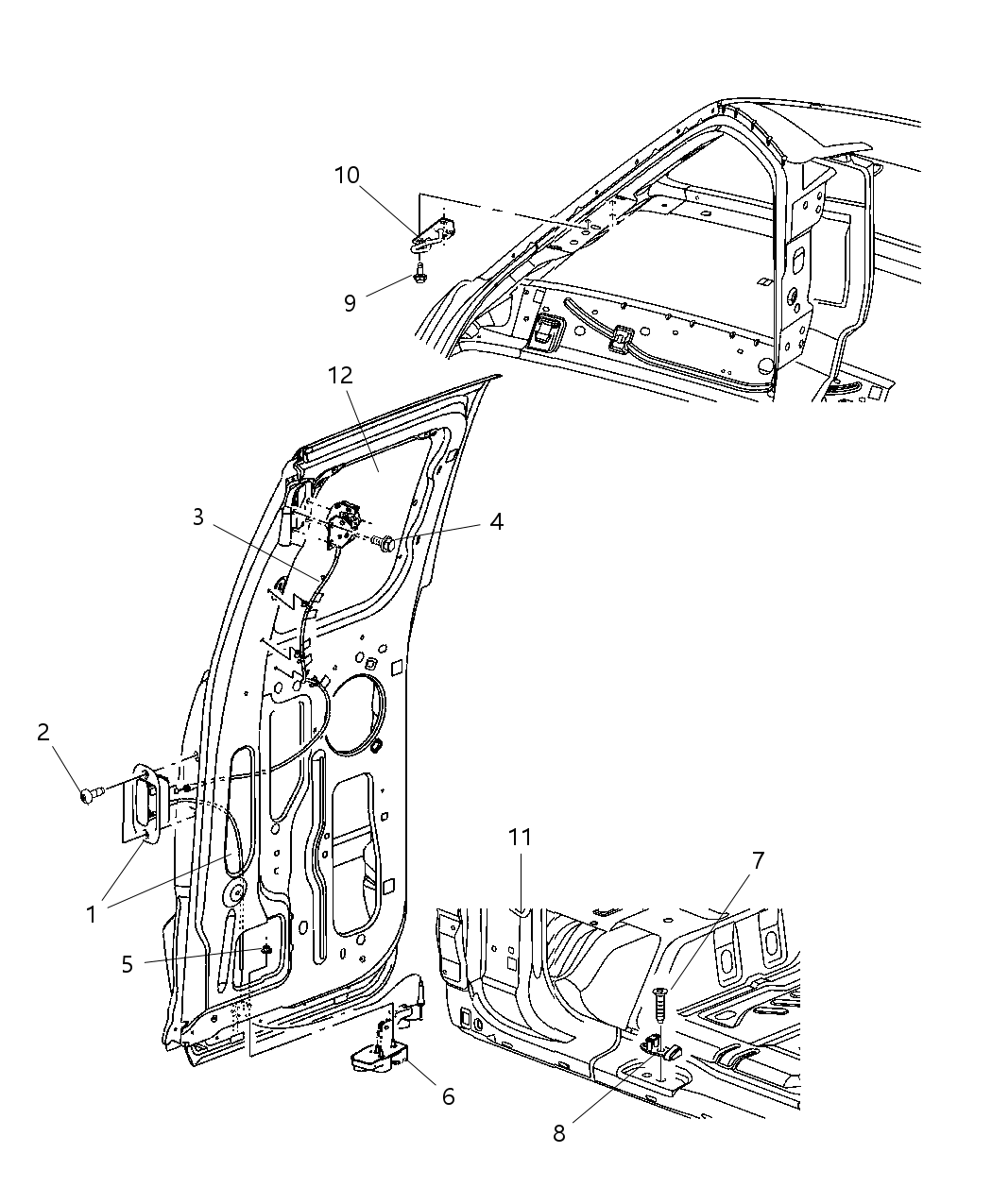 Mopar 55112098AA Bumper-Door