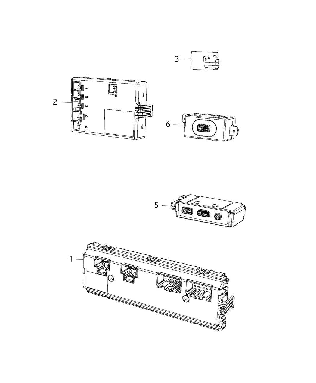 68277189AE Mopar Heated Seat Module