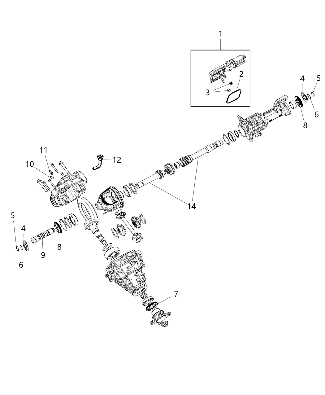 Mopar 68399422AB Axle Intermediate Shaft