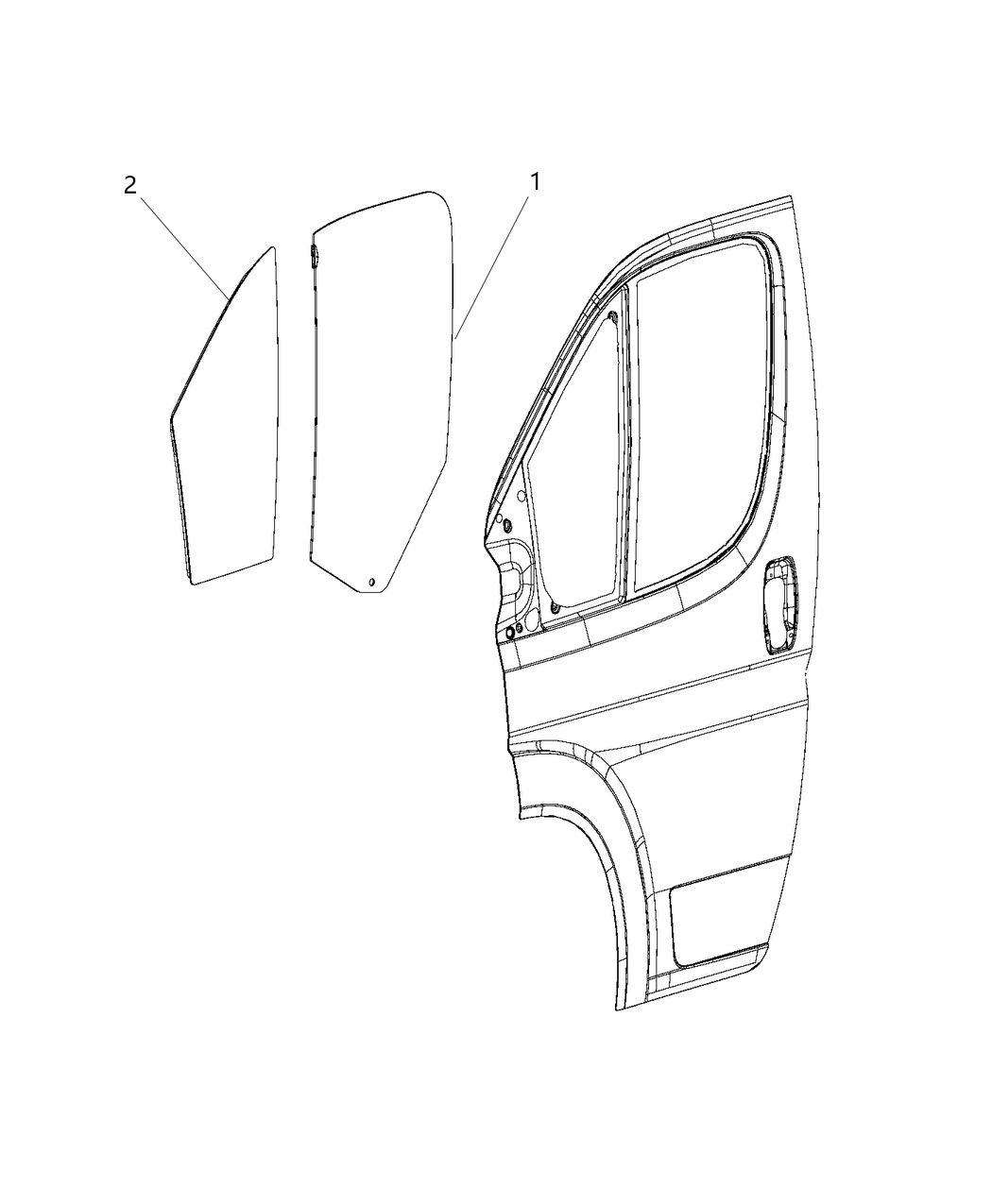 Mopar 68169373AA Panel-Filler