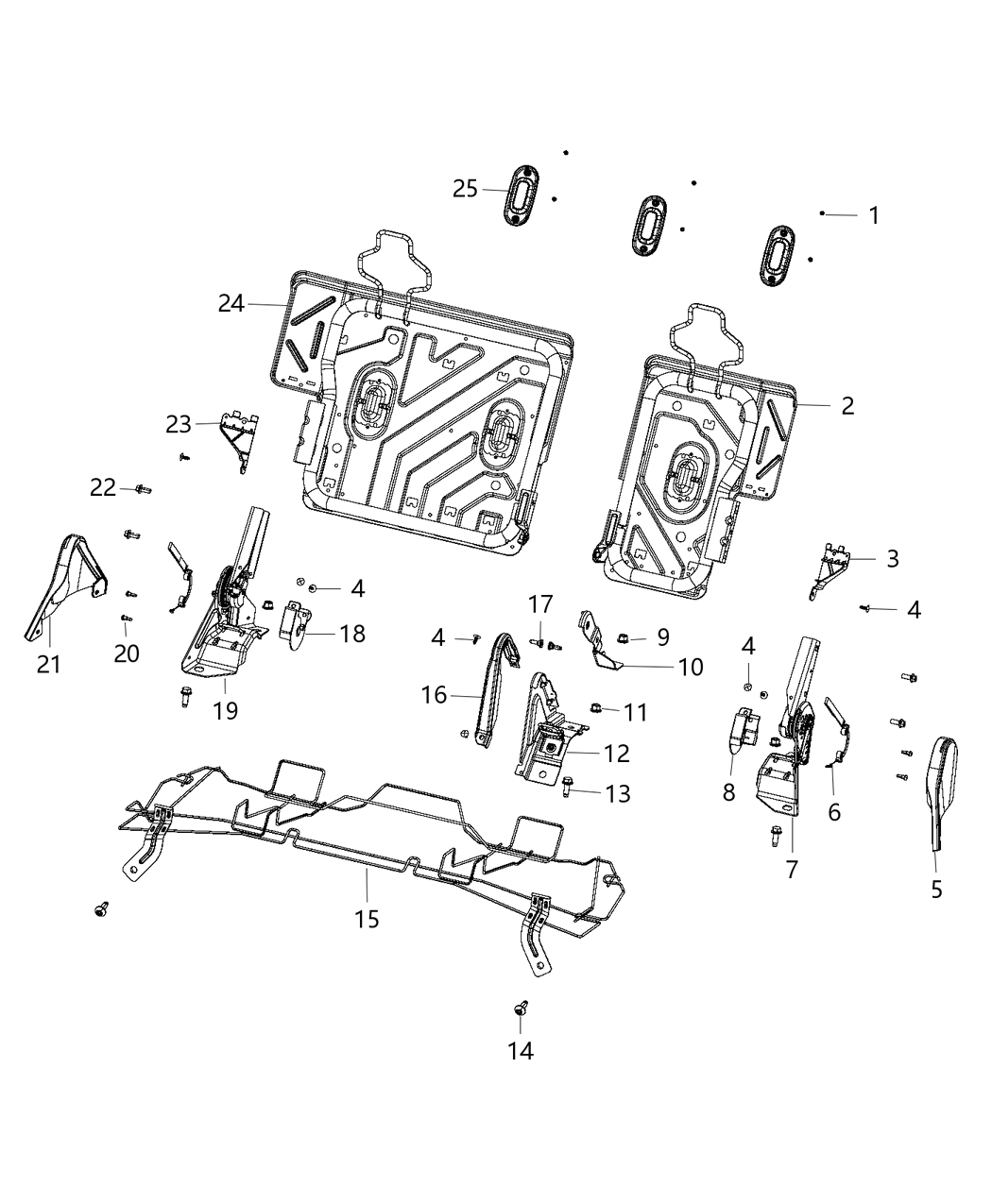 Mopar 5127285AA FASTENER-Seat