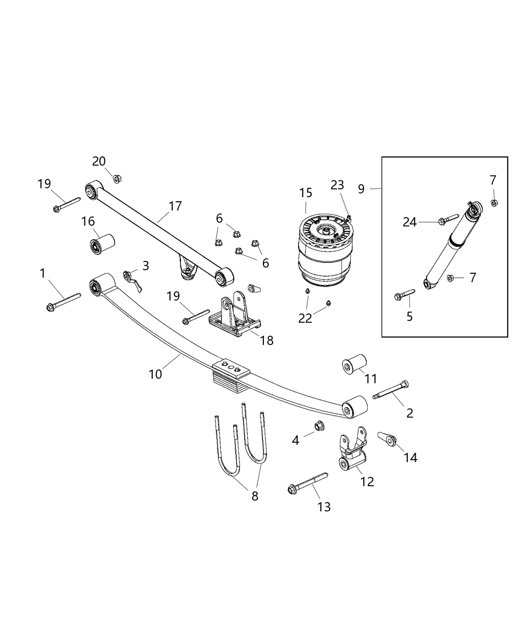 Mopar 68236645AA ABSORBER Pkg-Suspension