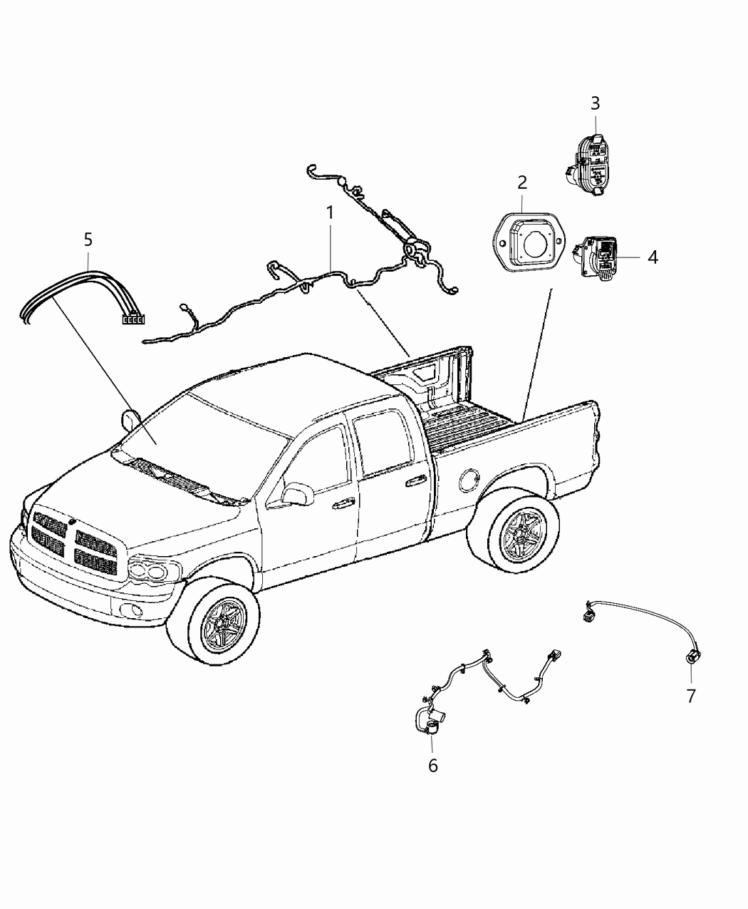 Mopar 68251229AB Wiring-Chassis