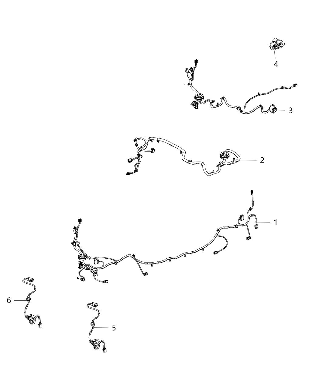 Mopar 68436039AC WIRING-UNDERBODY