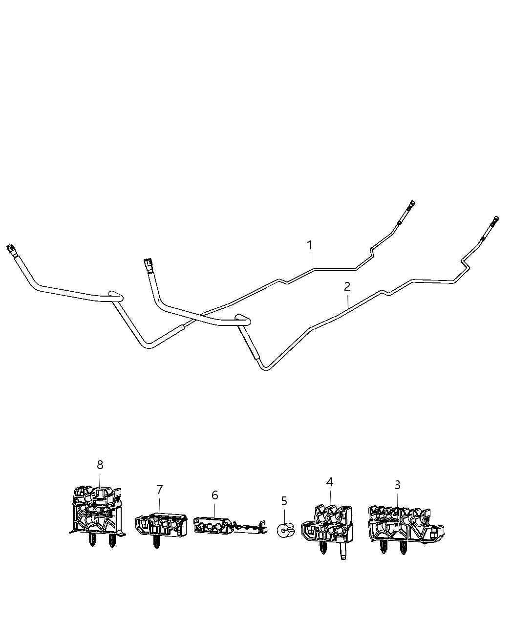 Mopar 52122468AC Tube-Fuel Supply