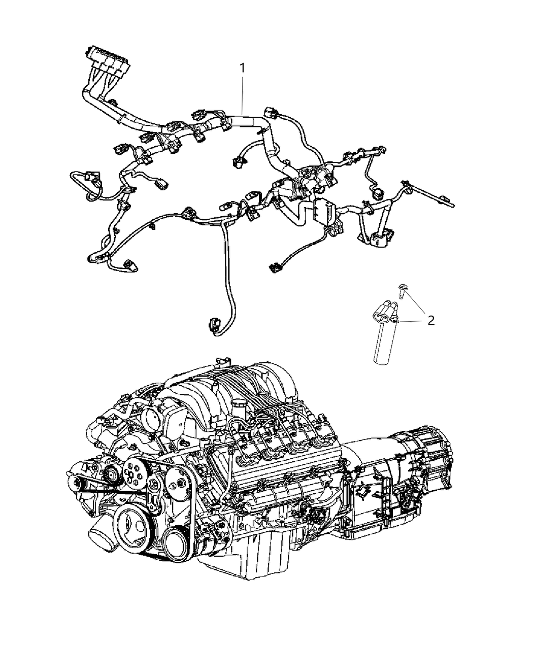 Mopar 5035436AB Wiring-INJECTOR