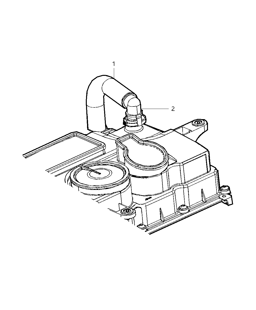 Mopar 5162034AA Vent-CRANKCASE Vent Tube