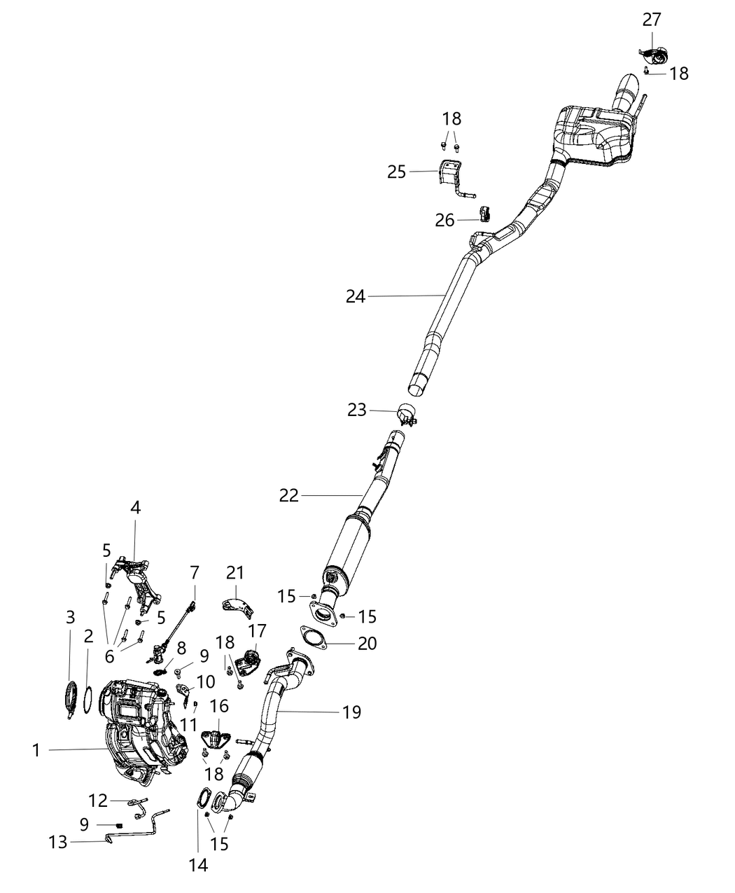 Mopar 6106632AA Nut