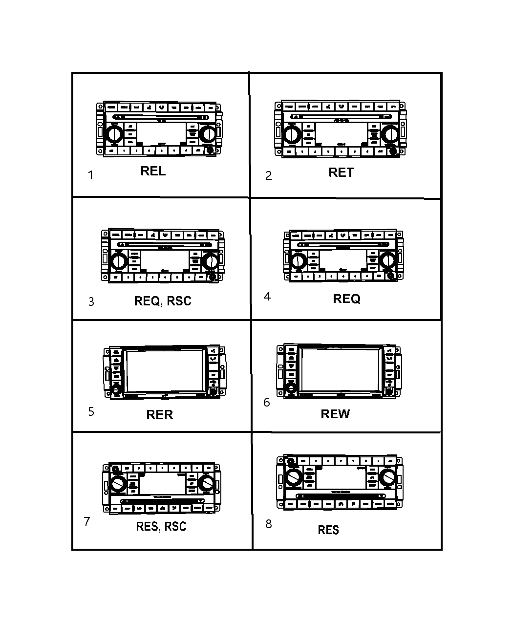 Mopar 5064055AH Radio-AM/FM 6 Disc Dvd & MP3