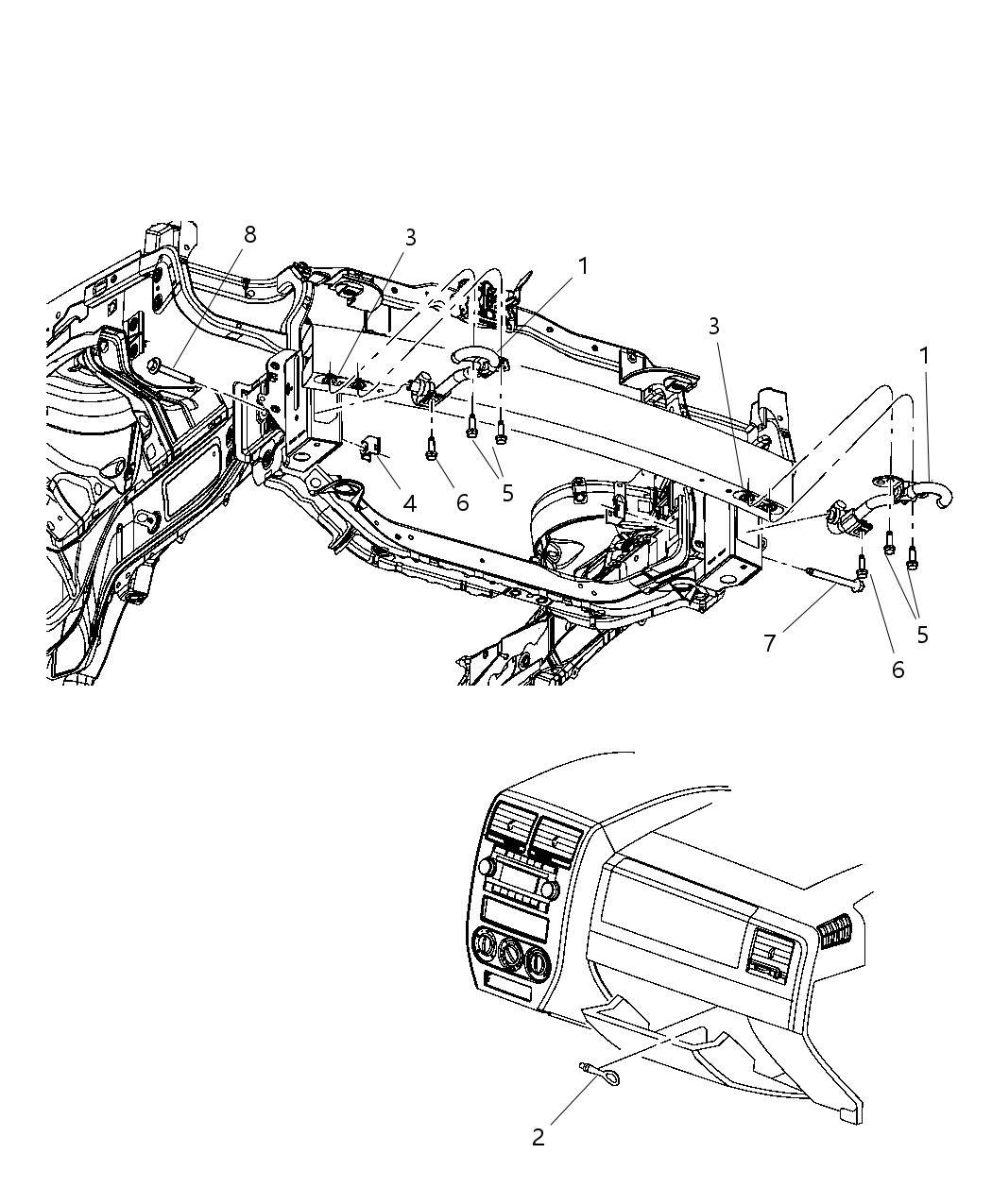 Mopar 68292589AA Hook-Tow